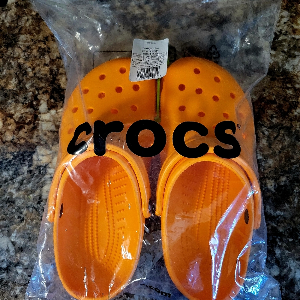 New Orange Crocs